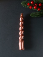 Свеча витая Luxury, 25×180 мм, лакированная, капучино - Фото 3