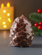 Свеча декоративная «Шишка новогодняя», коричневый, 6×7.5 см - Фото 4