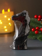 Свеча новогодняя «Лошадка: символ года», 12.5×5×6.5, чёрная - фото 119644113