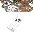 УЦЕНКА Фигура световая «Подарки Еловая ветвь» 15×20×25 см, 90LED, фиксинг, ААх2, Т/БЕЛЫЙ 10963865