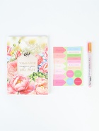 Набор: ежедневник А5, 80 листов, стикеры и ручка "Самой прекрасной" - фото 119580160