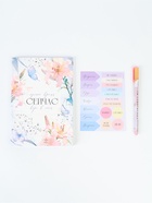 Набор: ежедневник А5, 80 листов, стикеры и ручка "Ты можешь все" - фото 119580169