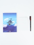 Набор: ежедневник А5, 80 листов, стикеры и ручка "Тому кто всегда на высоте" - фото 119580190