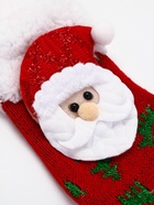 Подарочный набор в новогоднем носке «Дед Мороз», крем для рук, бомбочка для ванны и пилка для ногтей, URAL LAB - фото 119552881