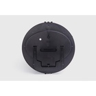 УЦЕНКА Часы-будильник электронные, настенные, настольные, 26×26 см, черные - Фото 3