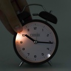 УЦЕНКА Будильник "Классика", дискретный ход, d-9.8 см, черный - фото 14997655
