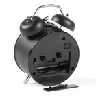 УЦЕНКА Будильник "Классика", дискретный ход, d-9.8 см, черный - фото 14997657