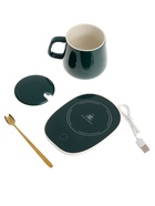 УЦЕНКА Кружка с подогревом LSK-1501, от USB, 16 Вт, зелёная - Фото 2