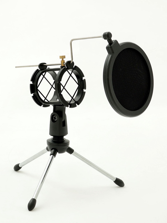 УЦЕНКА Микрофонная стойка настольная с поп-фильтром - Фото 1
