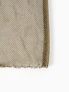 Лоскут ткани трикотажный сетка, чёрно-золотой, 100 х 150 см - фото 63128638