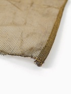 Лоскут ткани трикотажный сетка, чёрно-золотой, 100 х 150 см - фото 63128639