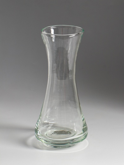 Ваза для цветов, h=20 см, d=7 см, стекло, прозрачная