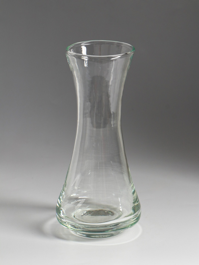 Ваза для цветов, h=20 см, d=7 см, стекло, прозрачная