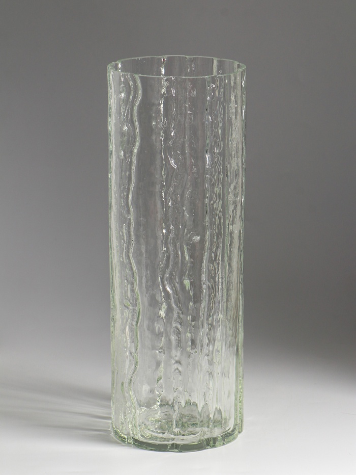 Ваза декоративная, h=35 см, d=12 см, стекло, прозрачная - Фото 1