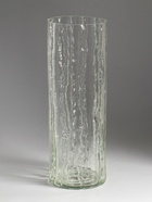 Ваза декоративная, h=35 см, d=12 см, стекло, прозрачная - фото 119644155