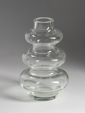 Ваза, h=20 см, d горлышка внутренний 3.5 см, стекло, прозрачная