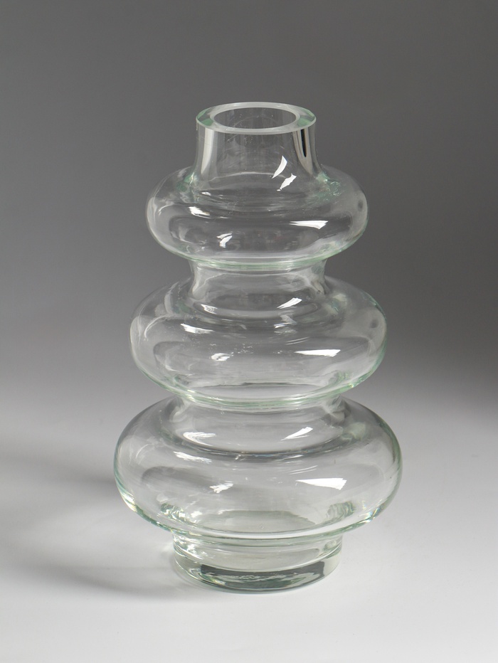 Ваза, h=20 см, d горлышка внутренний 3.5 см, стекло, прозрачная - Фото 1