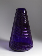 Ваза, h=32 см, d горлышка внутренний 6 см, стекло, фиолетовая - фото 63128679
