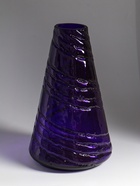 Ваза, h=32 см, d горлышка внутренний 6 см, стекло, фиолетовая - фото 63128680