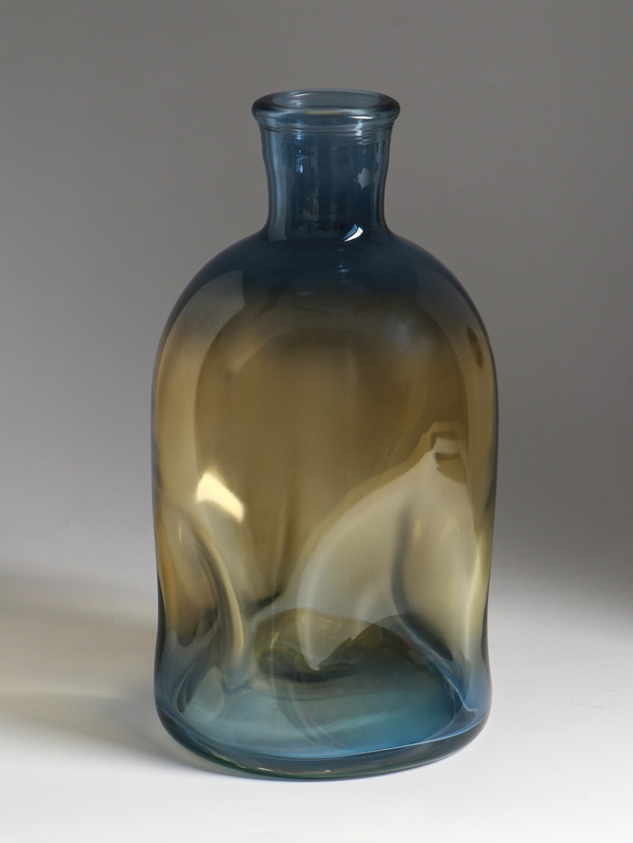 Ваза для цветов «Бутыль», h=32 см, d горлышка внутренний 4.5 см, стекло - Фото 1