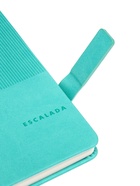 Ежедневник недатированный ESCALADA, А6+, 120 листов, кожзам, сшивной, бирюзовый - Фото 4