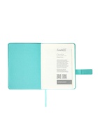 Ежедневник недатированный ESCALADA, А6+, 120 листов, кожзам, сшивной, бирюзовый - Фото 7