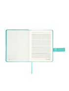 Ежедневник недатированный ESCALADA, А6+, 120 листов, кожзам, сшивной, бирюзовый - Фото 8