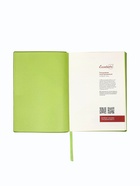 Ежедневник недатированный ESCALADA, А6+, 160 листов, кожзам, салатовый - Фото 6