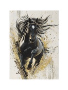 Ежедневник датированный «Вороной конь», А5, 2026, 160 листов, обложка 7БЦ - Фото 1