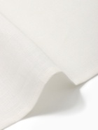 Набор салфеток с декоративными кольцами «Этель» Snow, 40×40 см - 4 шт., 100% лён 10918026