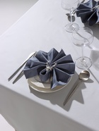 Набор салфеток с декоративными кольцами «Этель», 40×40 см - 4 шт., 100% ХБ - фото 23597956