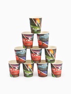 Стакан одноразовый 250 мл, набор 10 шт., Тачки - фото 63232132