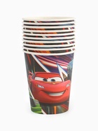 Стакан одноразовый 250 мл, набор 10 шт., Тачки - Фото 5