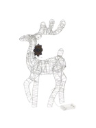 УЦЕНКА Фигура световая "Олень серый", 45х22х6 см, 20 LED, ААх2 (не в компл.), Т/БЕЛЫЙ - фото 14997690