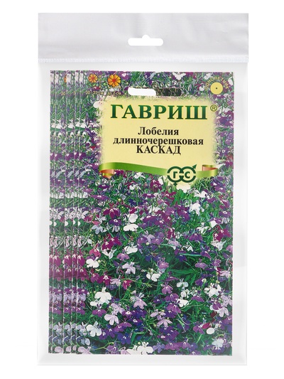 Набор семян Лобелия «Каскад», ампельная, однолетник, 5 шт., «Мой выбор»