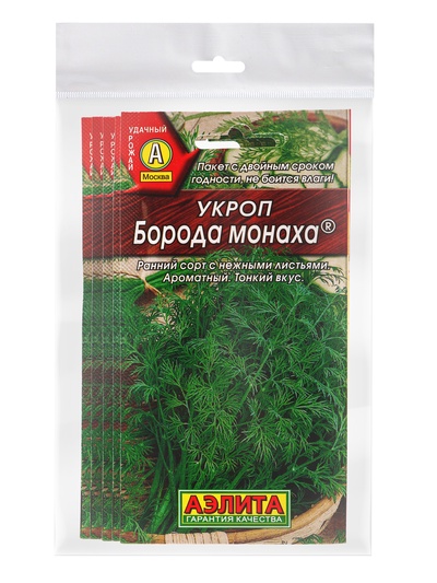 Набор семян Укроп "Борода монаха", 5 шт.