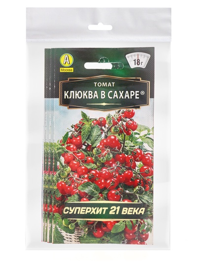 Набор семян Томат "Клюква в сахаре", раннеспелый,детерминантный, 5 шт.