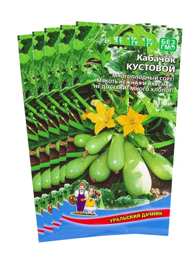 Набор семян Кабачок "Кустовой", 5 шт.