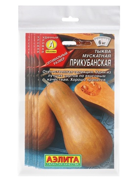 Набор семян Тыква мускатная "Прикубанская", 5 шт.