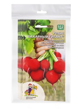 Набор семян Редис "Сахарный Гигант", 5 шт.