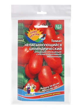Набор семян Томат "Непасынкующийся Цилиндрический" низкорослый, 5 шт.
