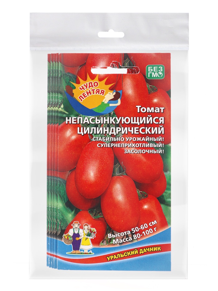 Набор семян Томат "Непасынкующийся Цилиндрический" низкорослый, 5 шт. - Фото 1
