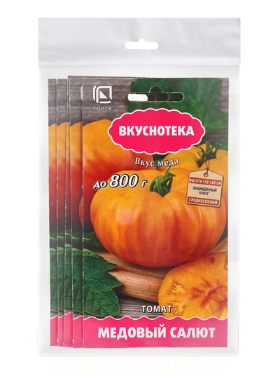 Набор семян Томат "Медовый салют",индетерминантный,высокорослый, 5 шт.