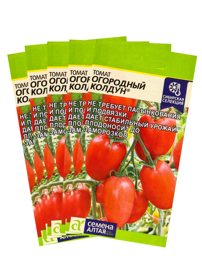 Набор семян Томат "Огородный Колдун",детерминантный, низкорослый, 5 шт. - Фото 1