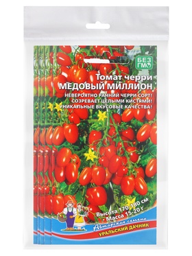 Набор семян Томат "Медовый миллион", черри, 5 шт.