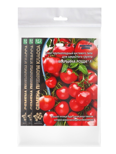 Набор семян Томат «Марьина Роща», F1 раннеспелый, крупноплодный, кистевого типа, 3 шт., «Мой выбор»