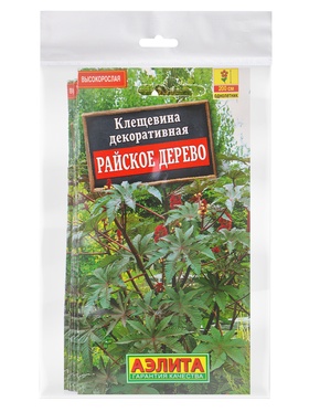 Набор семян Клещевина "Райское дерево", О, 5 шт.