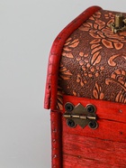 УЦЕНКА Шкатулка сундучок "Цветочный узор" 10х15х10,5 см 10964087