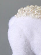 УЦЕНКА Декор «Белый мишка с еловым венком в бусинках» 13×23×13 см - Фото 9