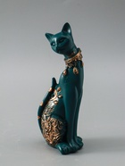 УЦЕНКА Фигура "Кошка" синяя, 20х8см 10964095